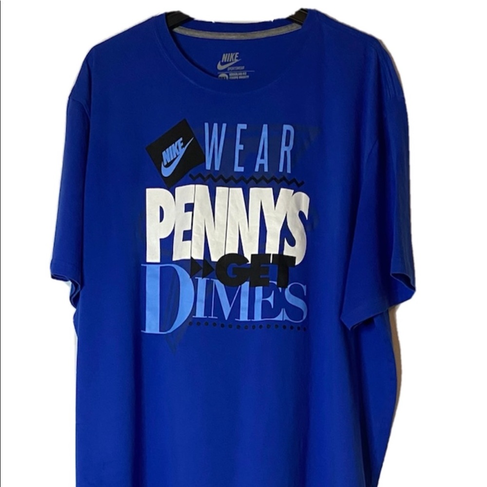 ON HOLD - New Men’s NIKE SPORTSWEAR Blue Short Sleeve Graphic Tee, Size 3XL